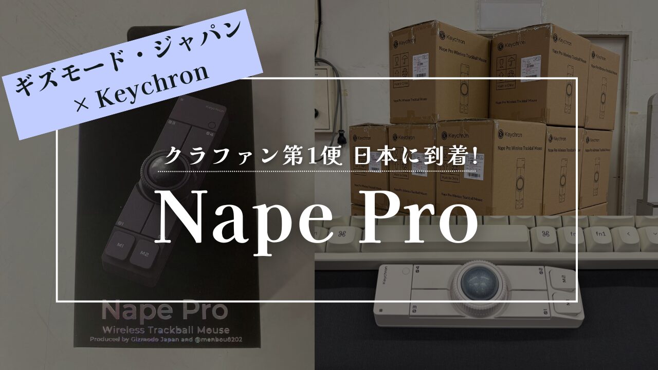 Nape Pro 一般販売はいつ?第一便が日本到着【速報】